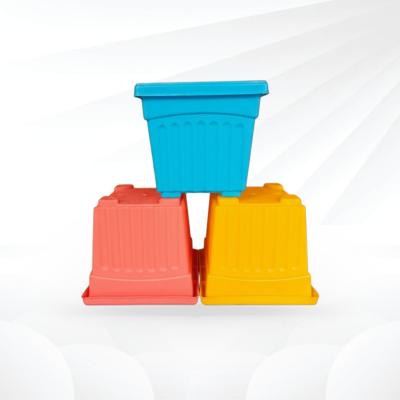 BP Plastic Khandani Planter 7 Inch - 5pcs Set (প্লাস্টিক টব)